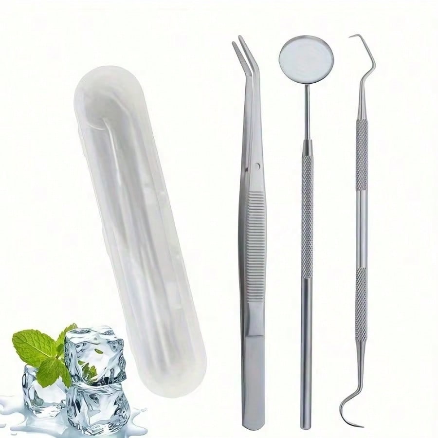 مجموعة أدوات تنظيف الأسنان وال - مراجعة Teeth Whitening Kit وسعره