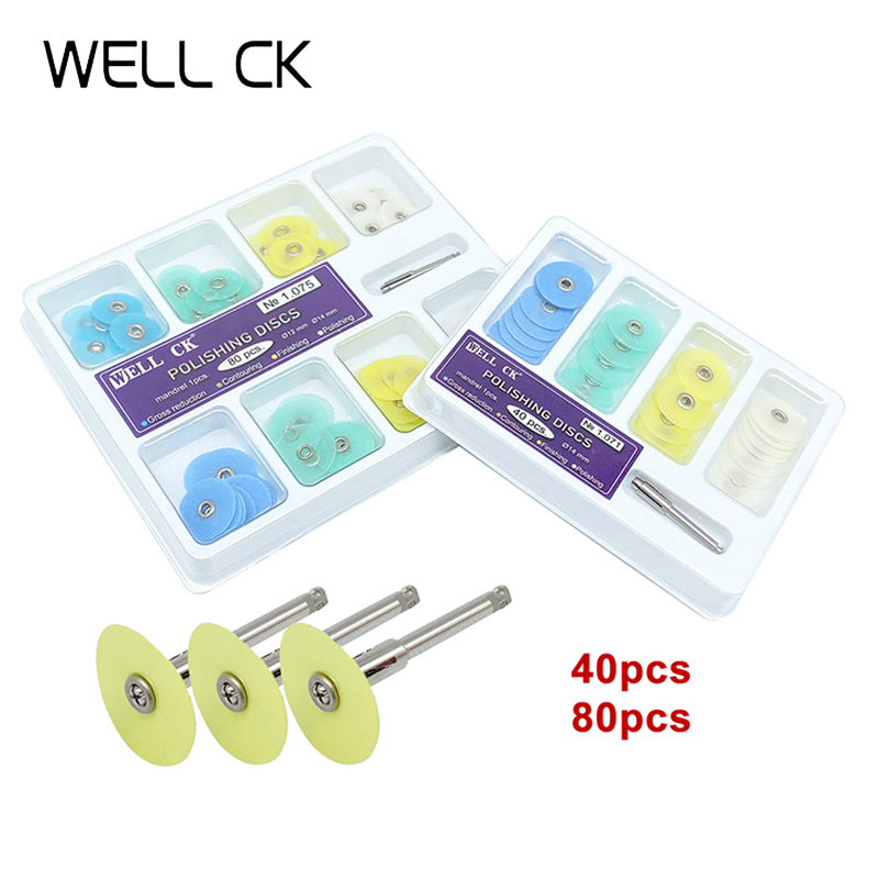 WELL CK 40/80 قطعة أقراص تلميع - مراجعة Teeth Whitening Kit وسعره