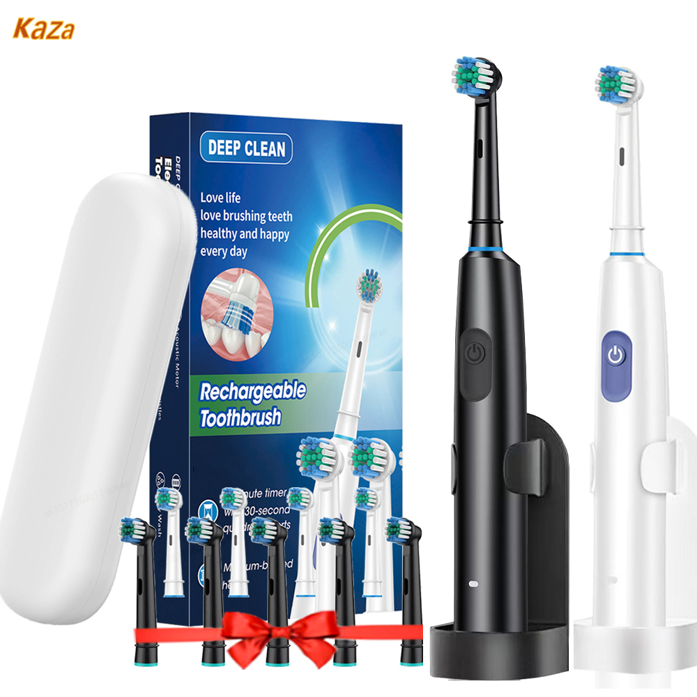 فرشاة أسنان كهربائية مع حامل ف - مراجعة Teeth Whitening Kit وسعره