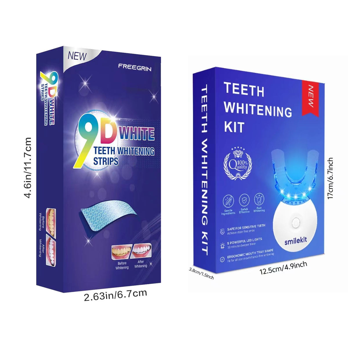 مجموعة تبييض الأسنان - 5X مبيض - مراجعة Teeth Whitening Near Me وسعره