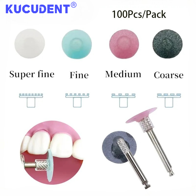 مجموعة من 100 قرص تلميع للأسنا - مراجعة Teeth Whitening Kit وسعره